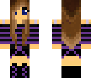 cool purple girl