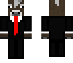 cow in a suit