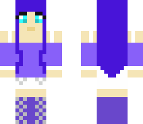 pretty purple girl