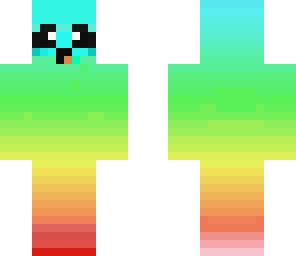 flush rainbow panda
