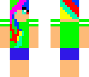 rainbow girl