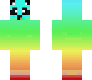 3d rainbow panda