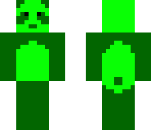green panda
