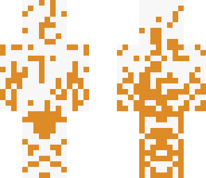 orange scribble man