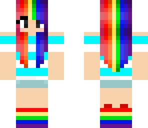 rainbow girl