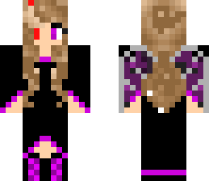 endervampiregirl with bow under her hair