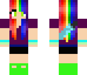 rainbow girl