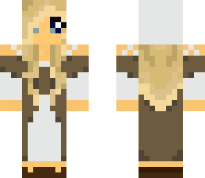 lady in brown