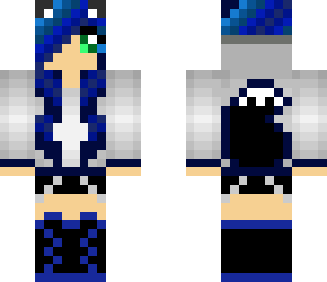 ryane's blue hair wolf