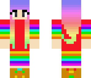 rainbow girl