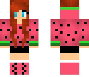 edit of a watermelon girl