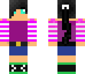 black ponytail girl