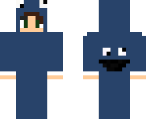 boy in cookie monster one piece