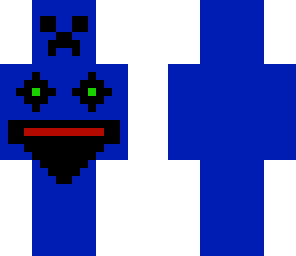 blue robot crepper