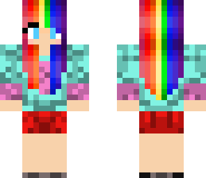 rainbow girl