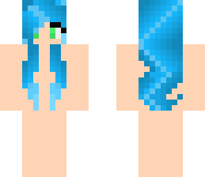 cyan hair skin base 2