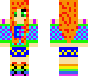 colorful girl