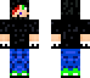 teen with red hair and h-phones