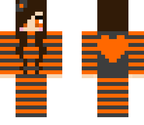 sister orange one piece