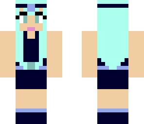blue elf girl
