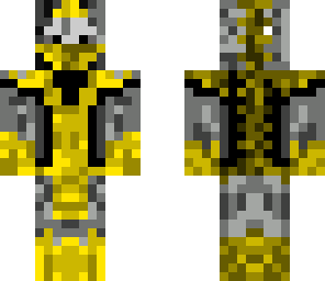 skeleton ninja yellow