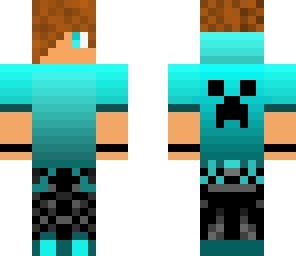 teen in a blue shirt