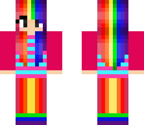 rainbow girl