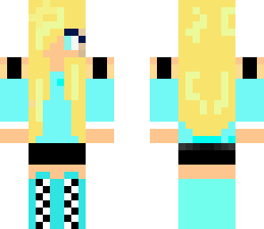 blue dj girl