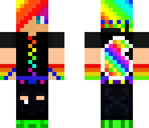 rainbow wolf boy