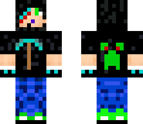 teen with creeper hoodie