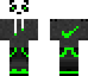 panda with nike sweater