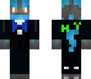 huskylucario with ailenware headphones
