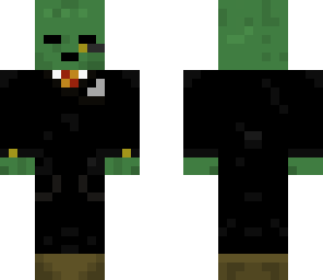 zombie with suit