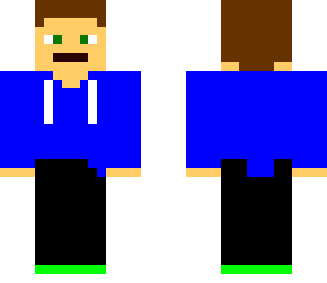 blue jacket