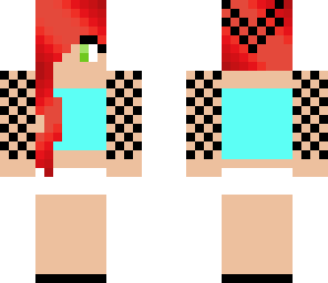 pretty red head with side braid and hair piece
