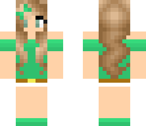 simple green girl