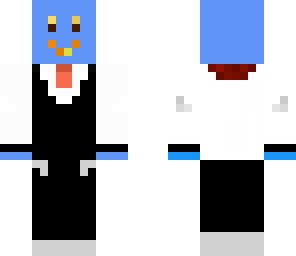 blue skin