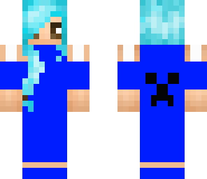 blue girl