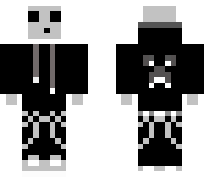 white and black slime