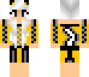 cat girl yellow