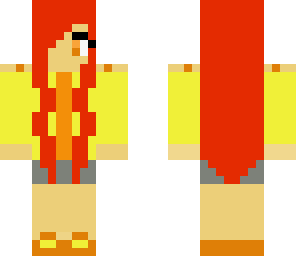 firey red head