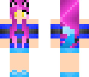 blue cat girl-cat girl collection