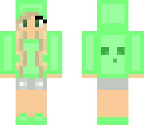 green slime girl