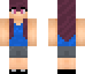 blue girl