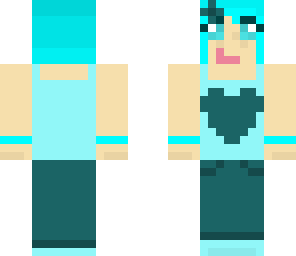 turquoise girl