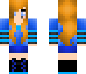 blue girl