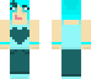 edit turquoise girl