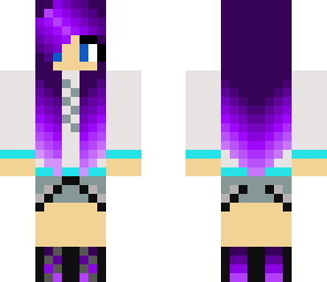 purple hair gurl