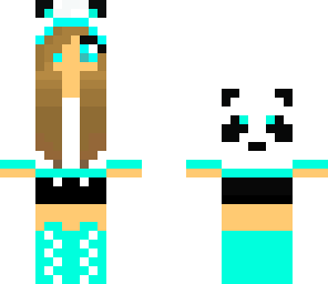 panda hoodie girl