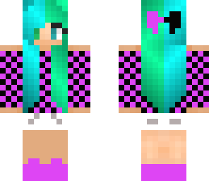 two-toned hair gurl
